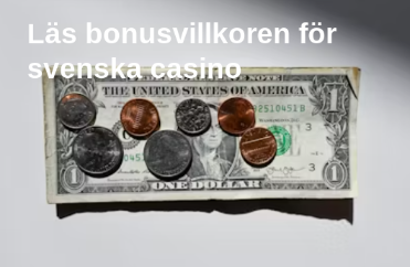 Las bonusvillkoren for svenska casino 1