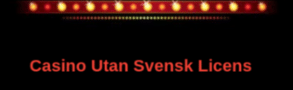casino utan svensk licens