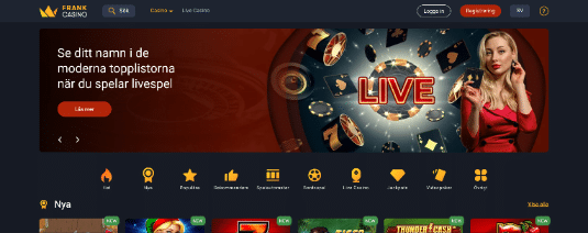 Frank casino recension