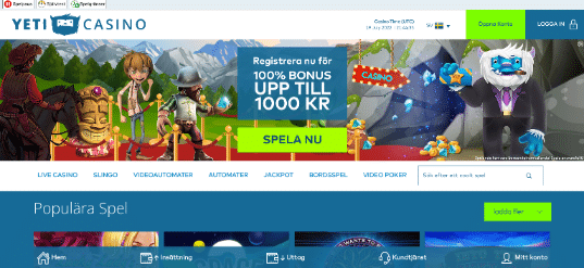 Yeti casino recension
